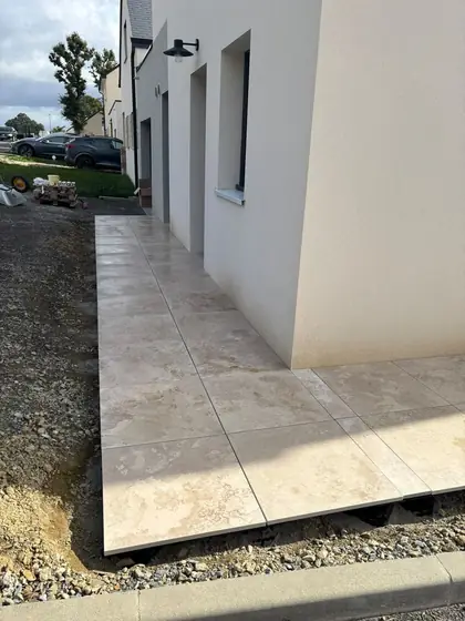 Terrasse sur plots