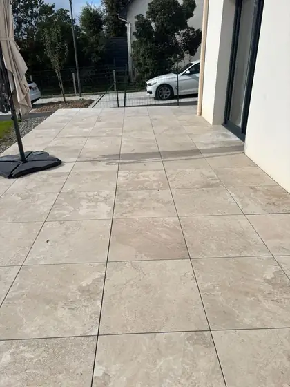 Terrasse sur plots